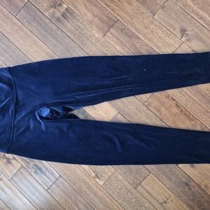 SPANX Blue Velvet Leggings XL